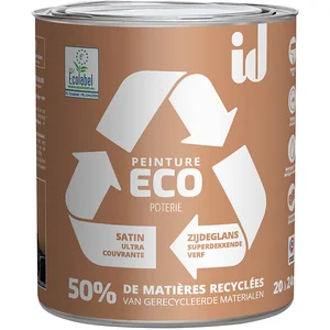 Comparateur de prix : PEINTURE ECO RESPECTUEUSE  SATIN POTERIE 2L - ID Paris