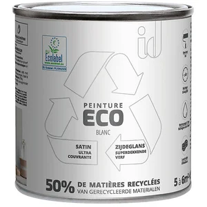 Comparateur de prix : Peinture - ECO - Satin Blanc - 500ml - Acrylique - Intérieur - Mur