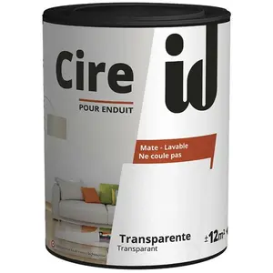 Comparateur de prix : CIRE MURALE TRANSPARENTE 1L - ID PARIS
