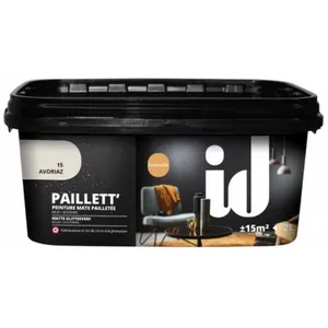 Id Paris - Peinture de finition mate paillettée paillett 2L avoriaz