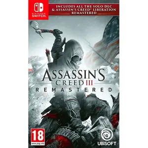 Comparateur de prix : JUST FOR GAMES Jeux VidéoJeux Nintendo Switch-Assassin's Creed III Remastered + Assassin's Creed Liberation Remastered SWITCH
