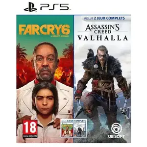 Comparateur de prix : Ubisoft Compilation Assassin's Creed Valhalla + Far Cry 6 Édition Standard Ps5