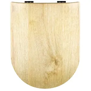 Olfa Abattant wood slim déclipsable au look bois clair (36.5x47.5 cm - Beige)Vendu parconforama