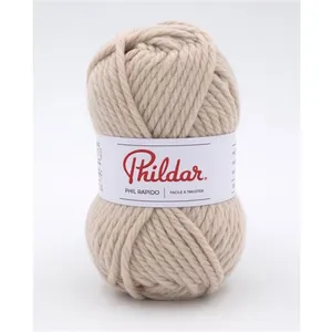 Pelote de laine à tricoter PHIL RAPIDO - Phildar Sable Marron - Sable ... pas cher