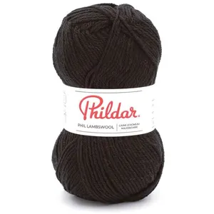 Pelote de laine d'Agneau à tricoter Phil Lambswool - Phildar(...) - Noir