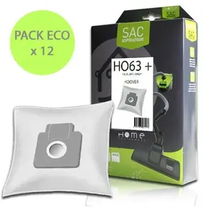 Sac aspirateur HOME EQUIPEMENT HEHO63+ECO x 12 pas cher