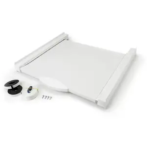 HOME EQUIPEMENT Kit superposition avec étagère - argent 00649s pour lave linge pas cher