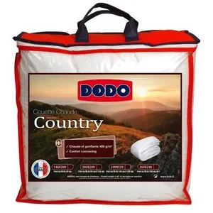 Comparateur de prix : Couette chaude Country - 220 x 240 cm - 400gr/m² - Blanc - DODO