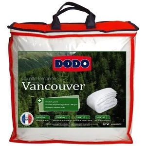 Comparateur de prix : DODO Couette tempérée Vancouver - 200 x 200 cm - Blanc