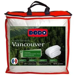 Comparateur de prix : Couette tempérée Vancouver - 240 x 260 cm - Blanc - DODO