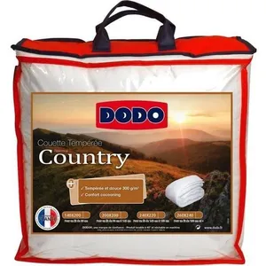Comparateur de prix : DODO Couette tempérée Country - 220 x 240 cm - Blanc