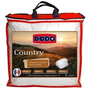 Comparateur de prix : DODO Couette tempérée Country - 240 x 260 cm - Blanc