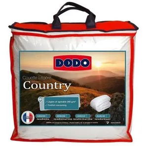 Comparateur de prix : DODO Couette légère Country - 140 x 200 cm - Blanc