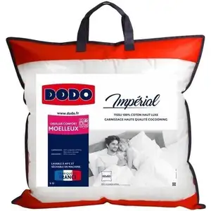 Comparateur de prix : DODO Oreiller moelleux Imperial - 60 x 60 cm - Blanc