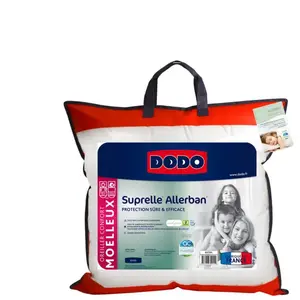 DODO Oreiller carré 60x60 cm SUPRELLE ALLERBAN pas cher