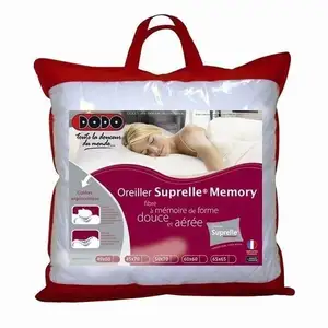 Comparateur de prix : DODO Oreiller à mémoire de forme SUPRELLE MEMORY 65x65cm