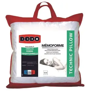 Comparateur de prix : DODO Oreiller à mémoire de forme Memoforme - 60 x 60 cm