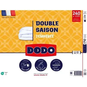 Comparateur de prix : DODO - Couette double saisons - 220 x 240 cm - 300 g/m² - Volupt'air