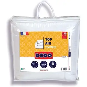 Comparateur de prix : Couette tempérée - DODO - TOP AIR - 140 x 200 cm - 300G/M² - Blanc
