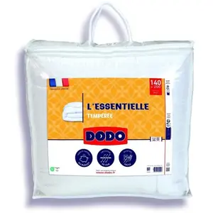 couette tempérée - dodo - l'essentielle - 140x200 - 100% polyester pas cher