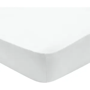 Dodo - drap housse 180x200 confort jersey coloris blanc pas cher
