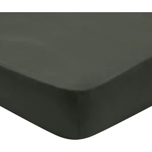 Dodo Drap Housse Jersey Coloris Carbone 90x190 cm pas cher