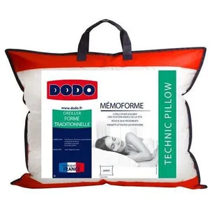Comparateur de prix : DODO Oreiller à mémoire de forme MEMOFORME - 50 x 70 cm