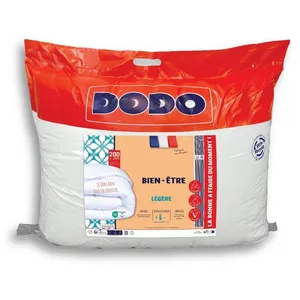 DODO Couette légère BIEN ETRE 250g/m² blanc 200x200 cm pas cher