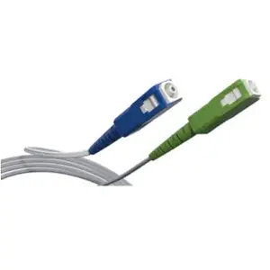 Câble fibre optique Lineaire pour Freebox 10 m Blanc