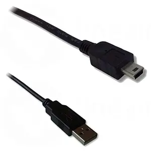 Lineaire PCUSB215C câble USB USB 2.0 1,5 m USB A Mini-USB B Noir pas cher