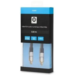 Comparateur de prix : D2 Diffusion Câble RCA numérique mâle/mâle 1.5M D2 Diffusion