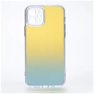 Comparateur de prix : Coque de protection EFFET IRISE pour Apple iPhone 12 - WE - Dos transparent - rigide - anti-chocs