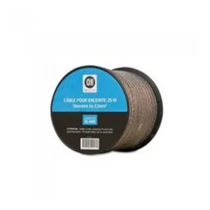 Comparateur de prix : D2 Diffusion - Câble pour enceintes (2x 2,5mm² - 25 m) NC