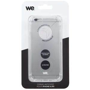 Comparateur de prix : WE Coque pour iPhone 6 et 6s - Anti-choc - Transparente