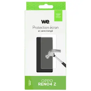 Comparateur de prix : Film de Protection Écran - WE - OPPO RENO 4Z - Verre Trempé - Anti-Rayures - Ultra Résistant - Dureté 9H