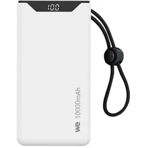 Comparateur de prix : WE Externe 18W 10 000 mAh 2 ports USB A/USB C Blanc