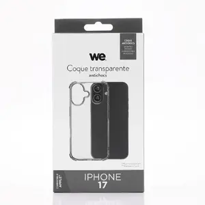 WE Coque de protection TPU APPLE IPHONE 17 Transparent pas cher