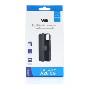 Comparateur de prix : We Etui Folio Fermeture Aimantee Samsung A26 5g Noir