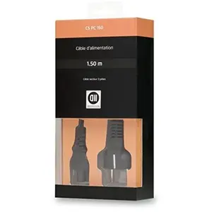 Comparateur de prix : D2 Diffusion D2 Câble Alimentation Secteur Europa IEC C13 - pour PC Fixe/Moniteur Coloris Noir - 1m50