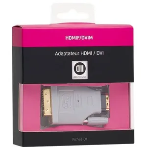 Comparateur de prix : D2 Diffusion Adaptateur vidéo - D2 - HDMI vers DVI - Gris - Vis à oreilles