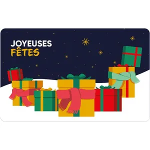 E-carte cadeau Fnac Darty Joyeuses Fêtes 15EVendu parfnac