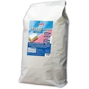 ECNESS Lessive activée professionnelle sans phosphate - 10 Kg pas cher