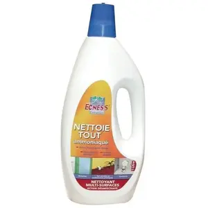 Comparateur de prix : Nettoyant multi-surfaces Nettoie Tout ammoniaqué - 1 l - Ecness