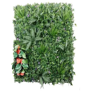 NATURE Dalle artificielle imitation végétaux "ILE AUX FLEURS" L. 1m x l. 1m pas cher