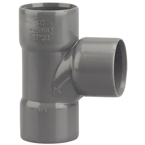 Comparateur de prix : Té pied de biche PVC double Femelle 87°30 D80 - WAVIN - 3025771