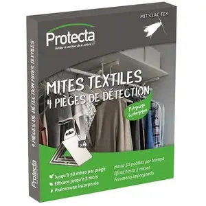 Comparateur de prix : MIT'CLAC Protecta - 4 pièges de détection de mites textiles