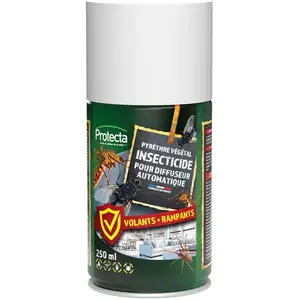Comparateur de prix : MOUCH'CLAC - Aérosol pour diffuseur automatique au pyrèthre - 250 ML