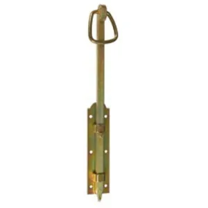 Comparateur de prix : TORBEL Afbat - Verrou de barrière à boucle zingué blanc Long (mm): 400