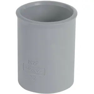 Comparateur de prix : Manchon PVC - Nicoll - FF Ø 50 mm - Gris