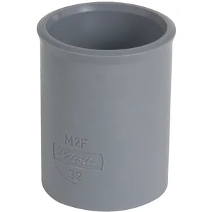Manchon pvc à butée manchon à butée femelle/femelle ø 32 1 pièce(s) - nicoll pas cher